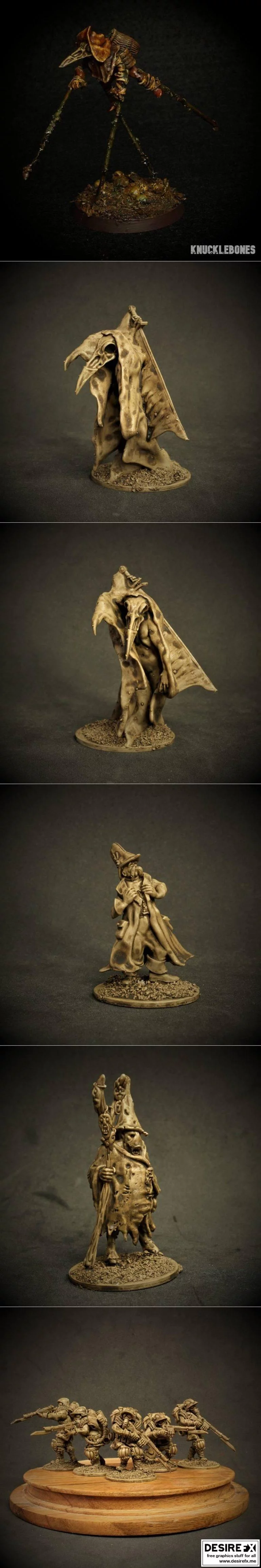 Knucklebones迷你模型 2021年9月 《进击的巨人》艾伦·耶格尔 3D打印模型|Knucklebones Miniatures September 2021