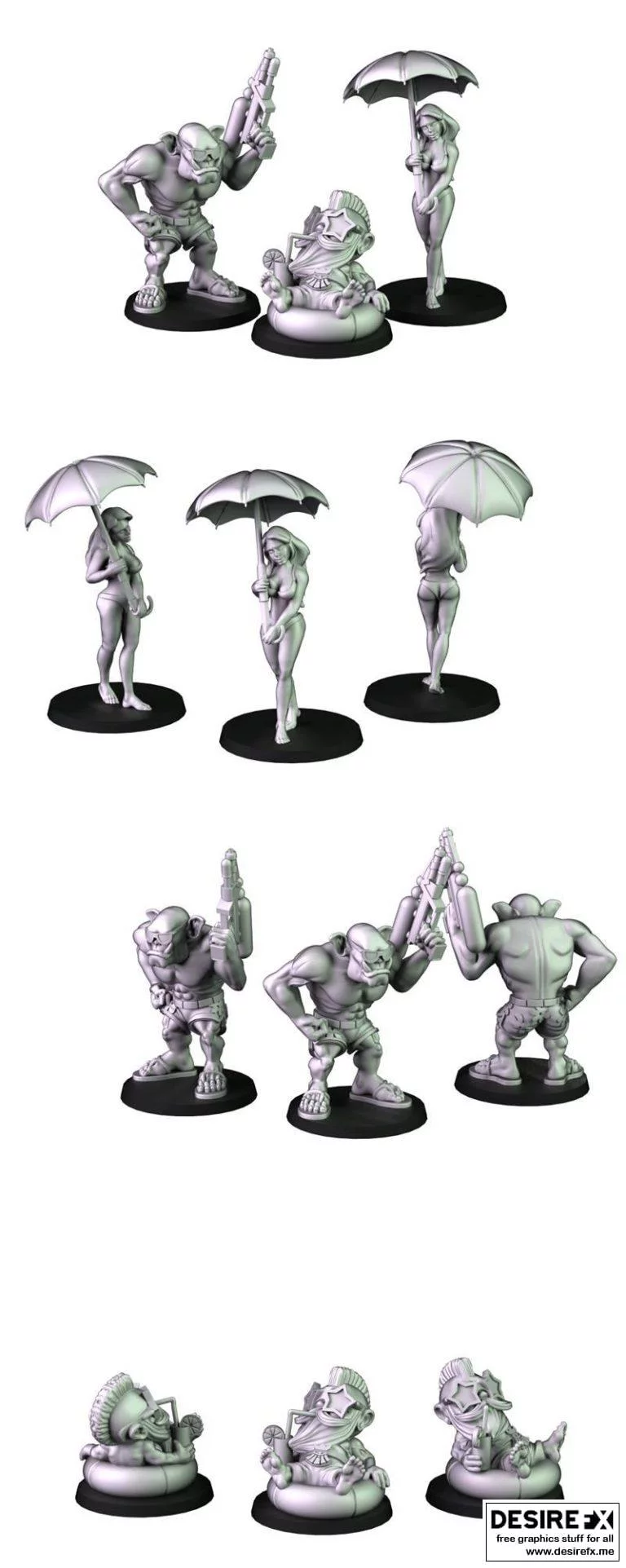 池畔派对：火影忍者-漩涡鸣人-3D打印模型|Pool Party