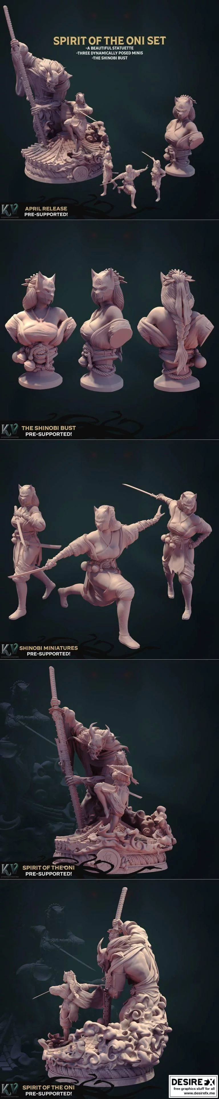 克雷恩之 Vault 2022年发布作品角色3D打印模型|Kraken’s Vault April 2022 Release