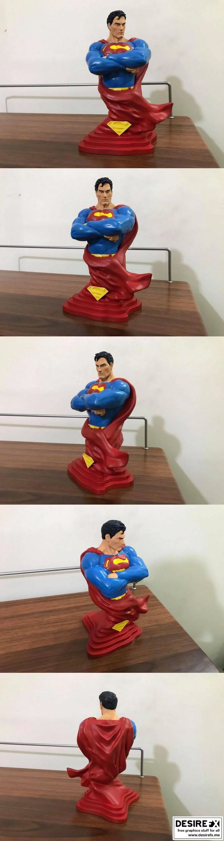 超人 3D打印模型|Superman Bust