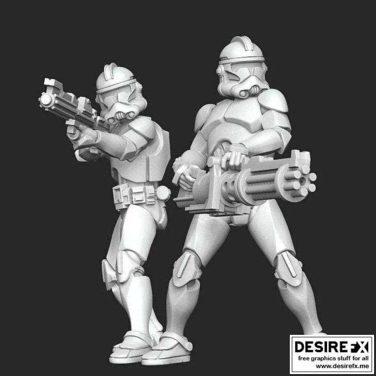 Phase 2 specialists：动漫游戏角色3D打印模型集|Phase 2 Specialists