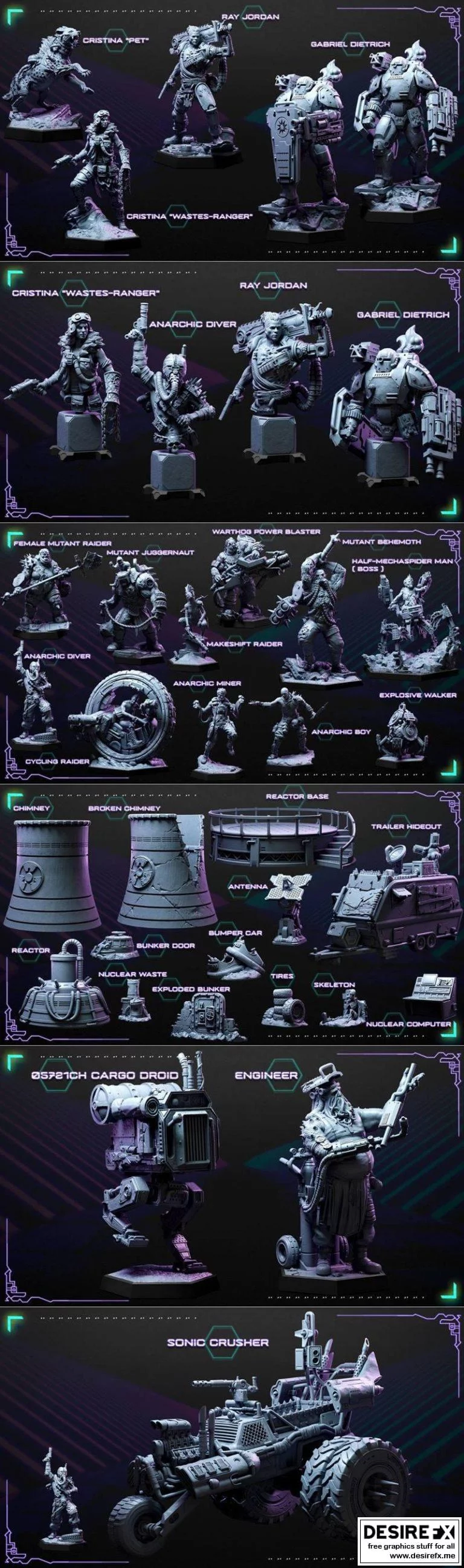 Loot Studios - 《星际漫游》3D打印模型集|Loot Studios – Sci-Fi January 2022