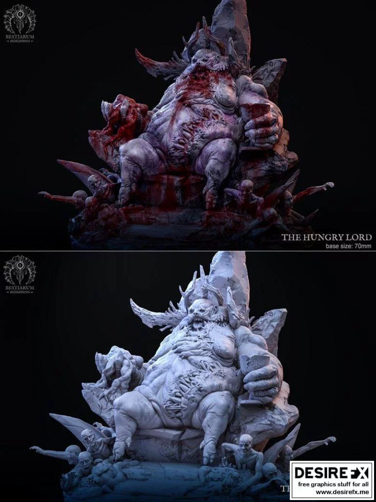 饥饿之主3D打印模型|The Hungry Lord