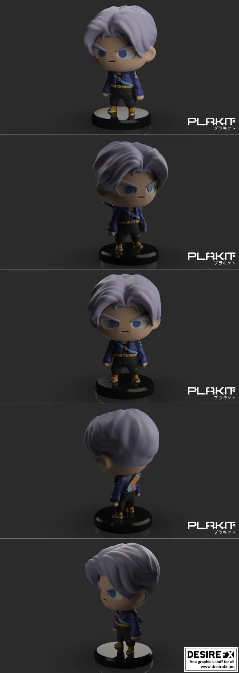 PlaKit DBZ 防弹胸甲 陷阱之躯 3D打印模型|PlaKit DBZ Trunks