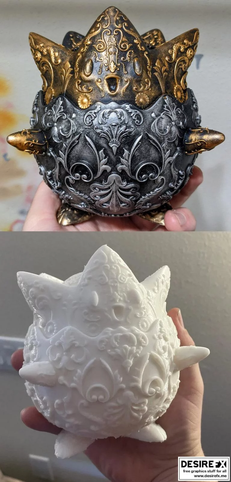 动漫3D打印模型：togepi|Ornamental Togepi