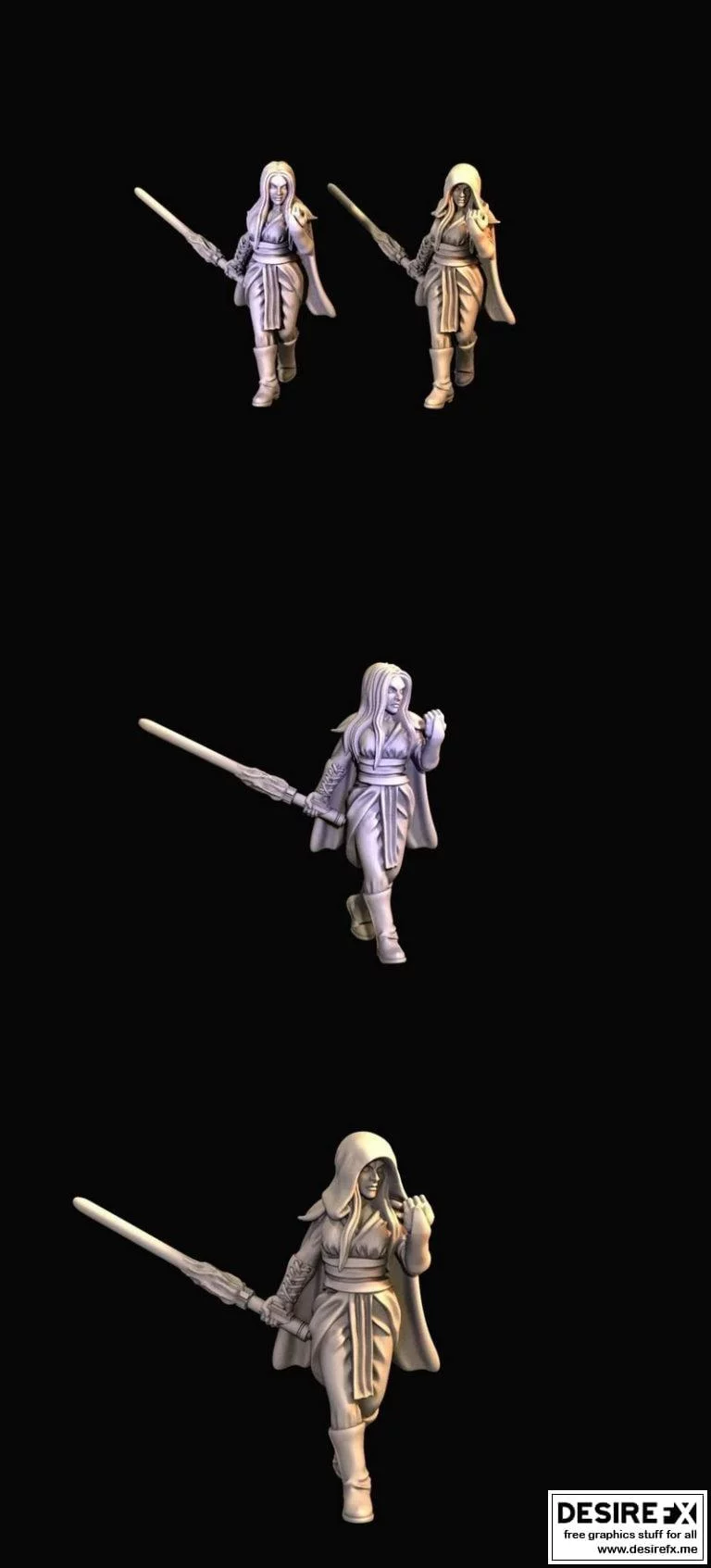 星战英雄：绝地武士3D打印模型|Jedi Hero