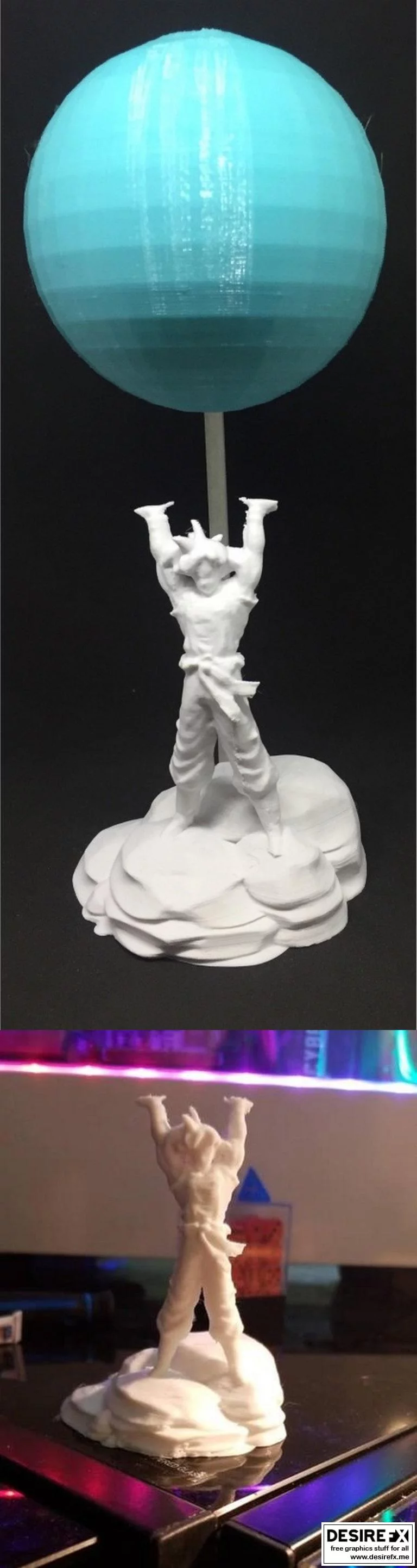 龙珠精神炮 3D打印模型|Goku Spirit Bomb