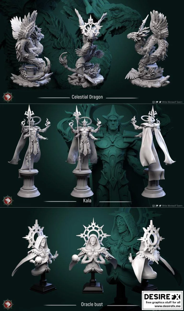 白狼 tavern 3D打印模型|White Werewolf Tavern – Heavenly Justice Part 1 April 2022