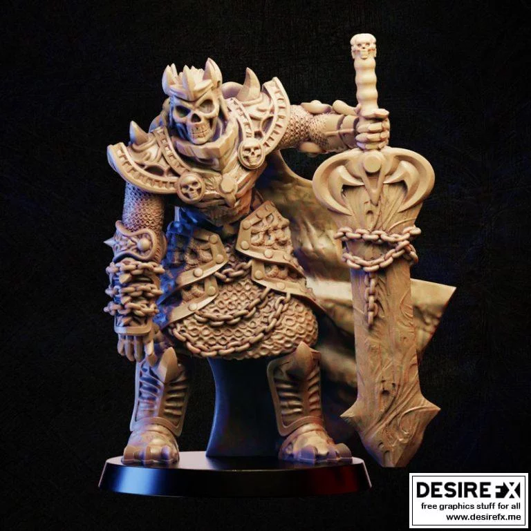 不死之 lord 3D打印模型|Undead lord