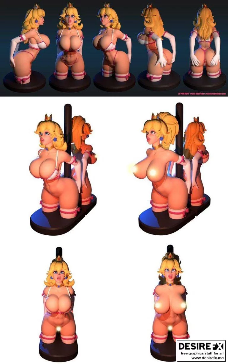 Bustholder Peach 3D打印模型|Bustholder Peach