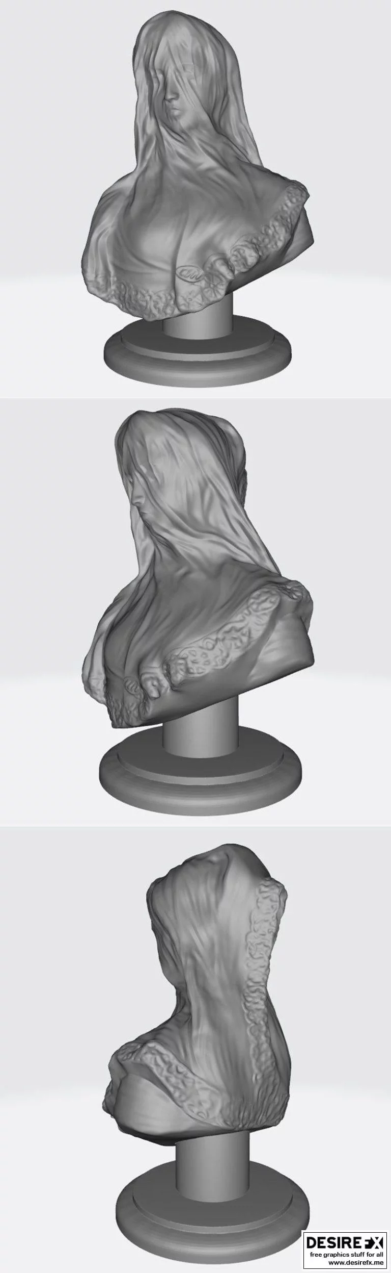 Donna Sotto Velo 3D打印模型|Donna Sotto Velo