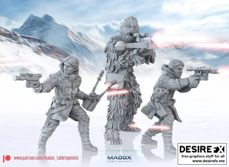 冬季机械师与行走地毯 3D打印模型|Winter nerf herder and walking carpet