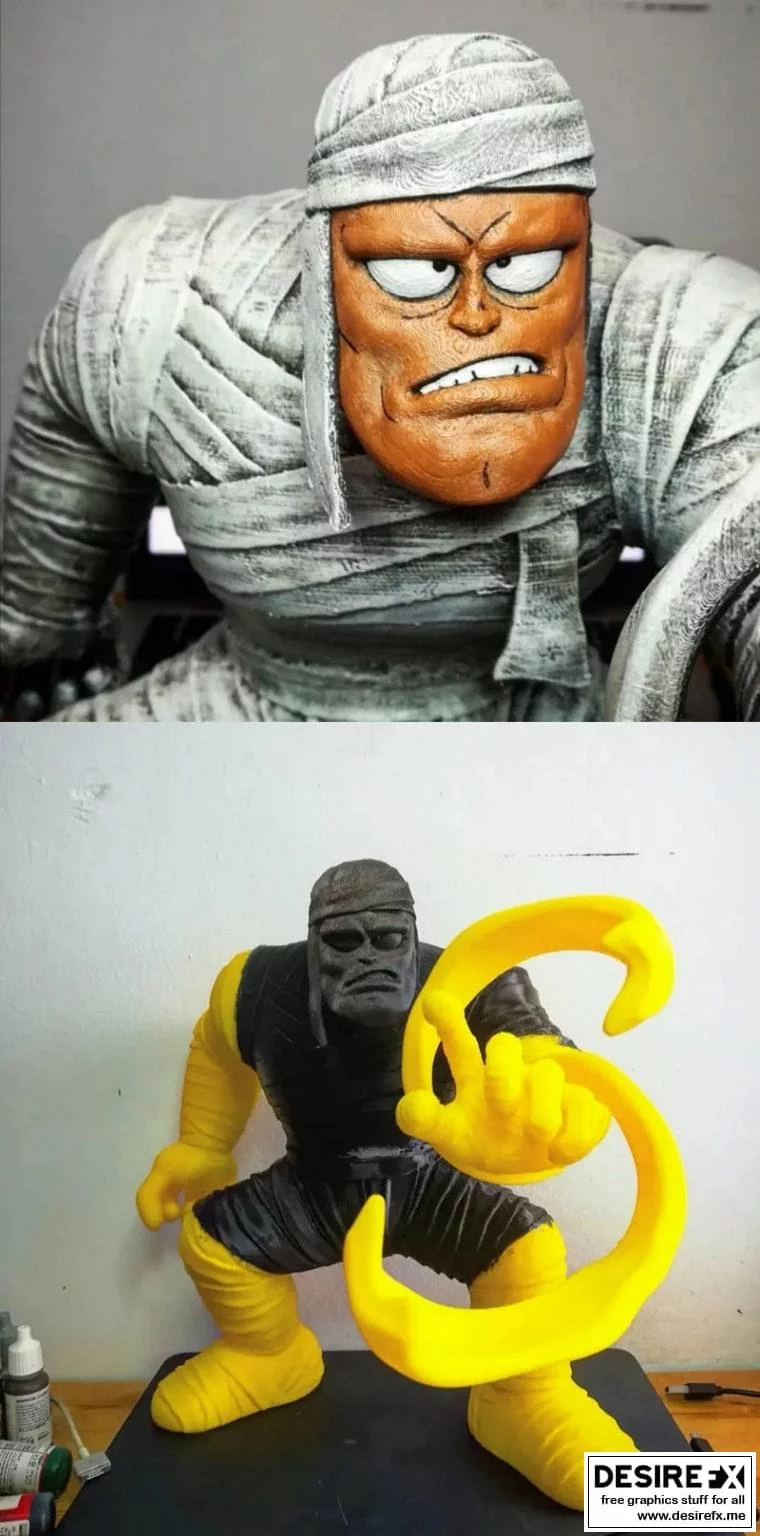 龙珠 木乃伊龙 3D打印模型|Momia the mummy Dragon Ball