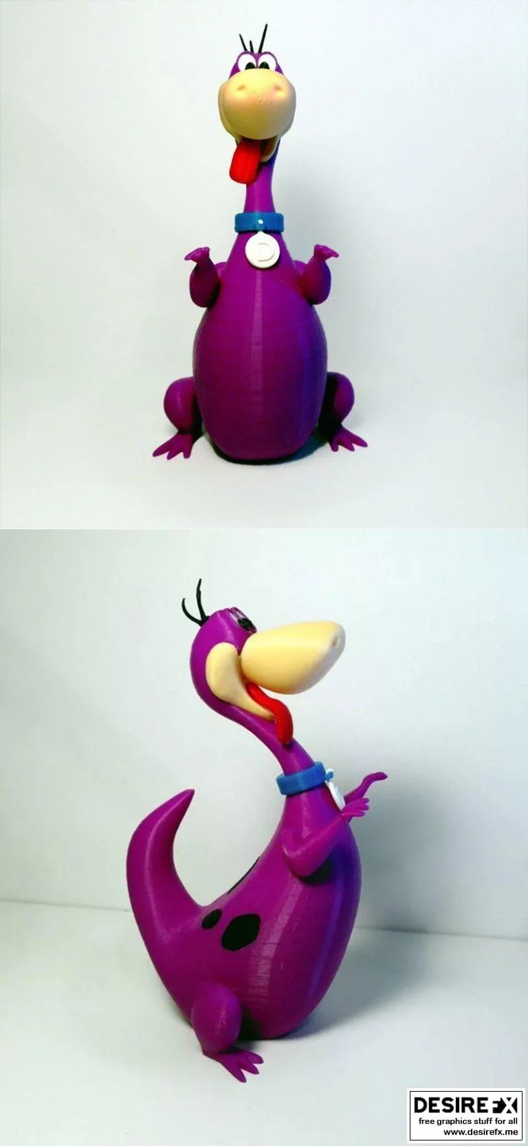 恐龙弗林特石3D打印模型|Dino Flintstone