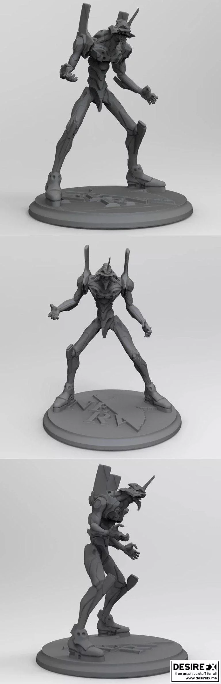 Evangelion 01 3D打印模型|Evangelion Unit 01