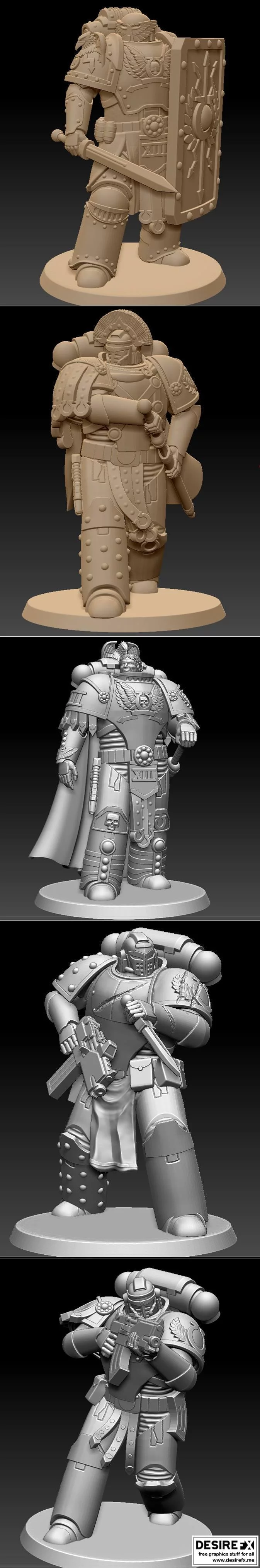 Legio Truescale – 《奥米伽海军》3D打印模型|Legio Truescale – Omegamarines