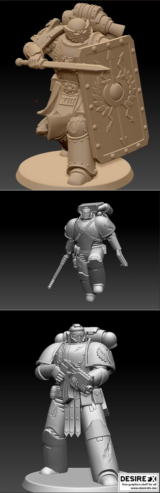 Legio Truescale – 《奥米伽海军》3D打印模型|Legio Truescale – Omegamarines