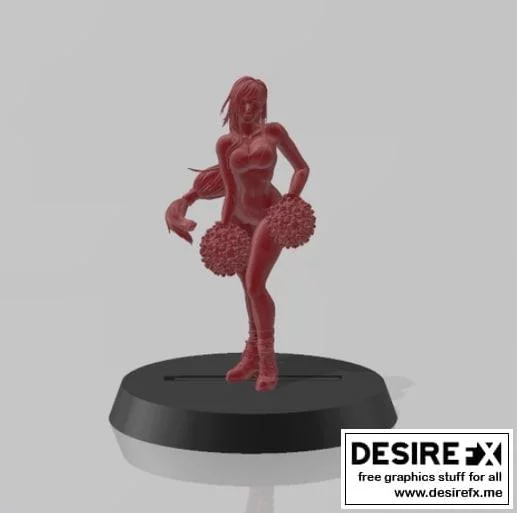 Amazon Cheerleader 1 → 《宝可梦：皮卡丘》3D打印模型|Amazon Cheerleader 1