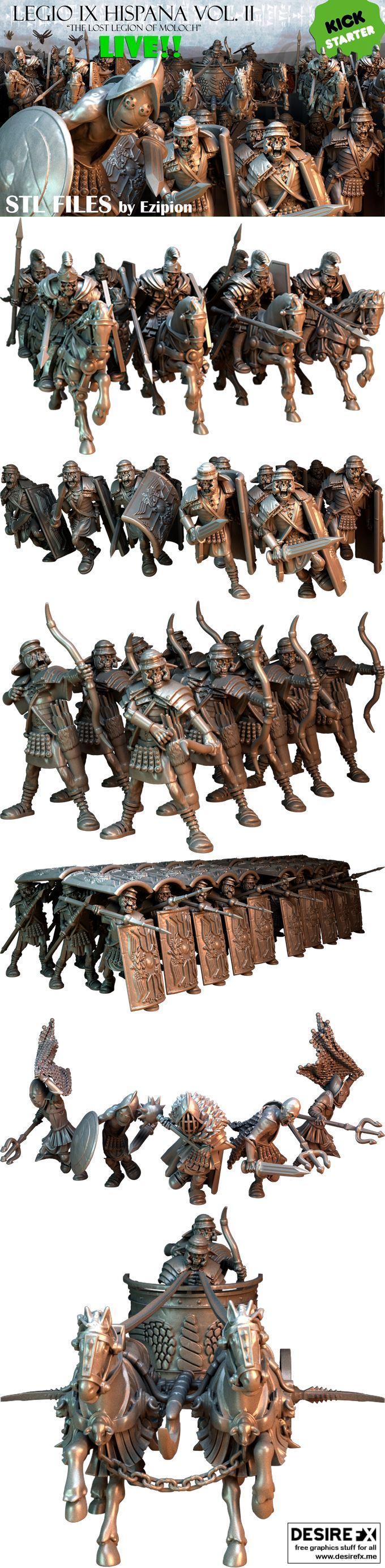 LEGIO IX HISPANA – 失落的莫洛克军团第二部 3D打印模型集|LEGIO IX HISPANA – Lost Legion of Moloch vol.II