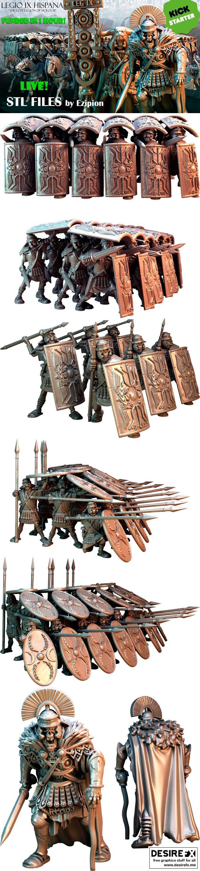 LEGIO IX HISPANA – 汉化3D打印模型：摩洛克失落军团|LEGIO IX HISPANA – Lost Legion of Moloch