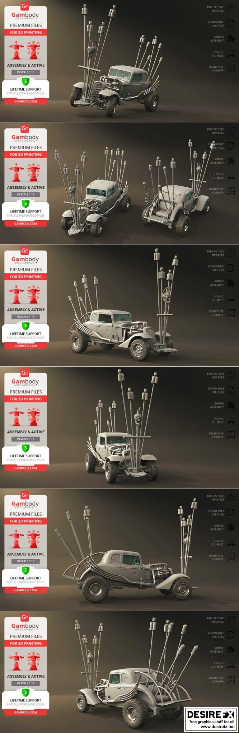 Nux汽车3D打印模型|The Nux Car