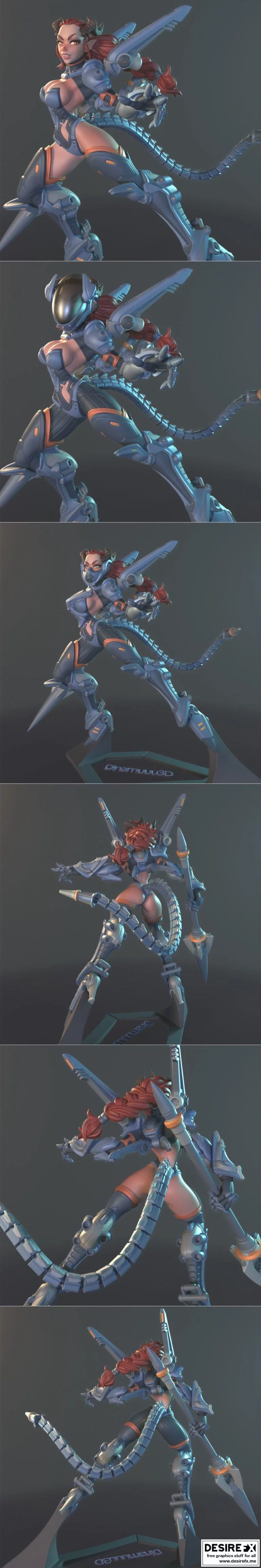 奥德赛机械骑士3D打印模型|Mecha Knight Odessa