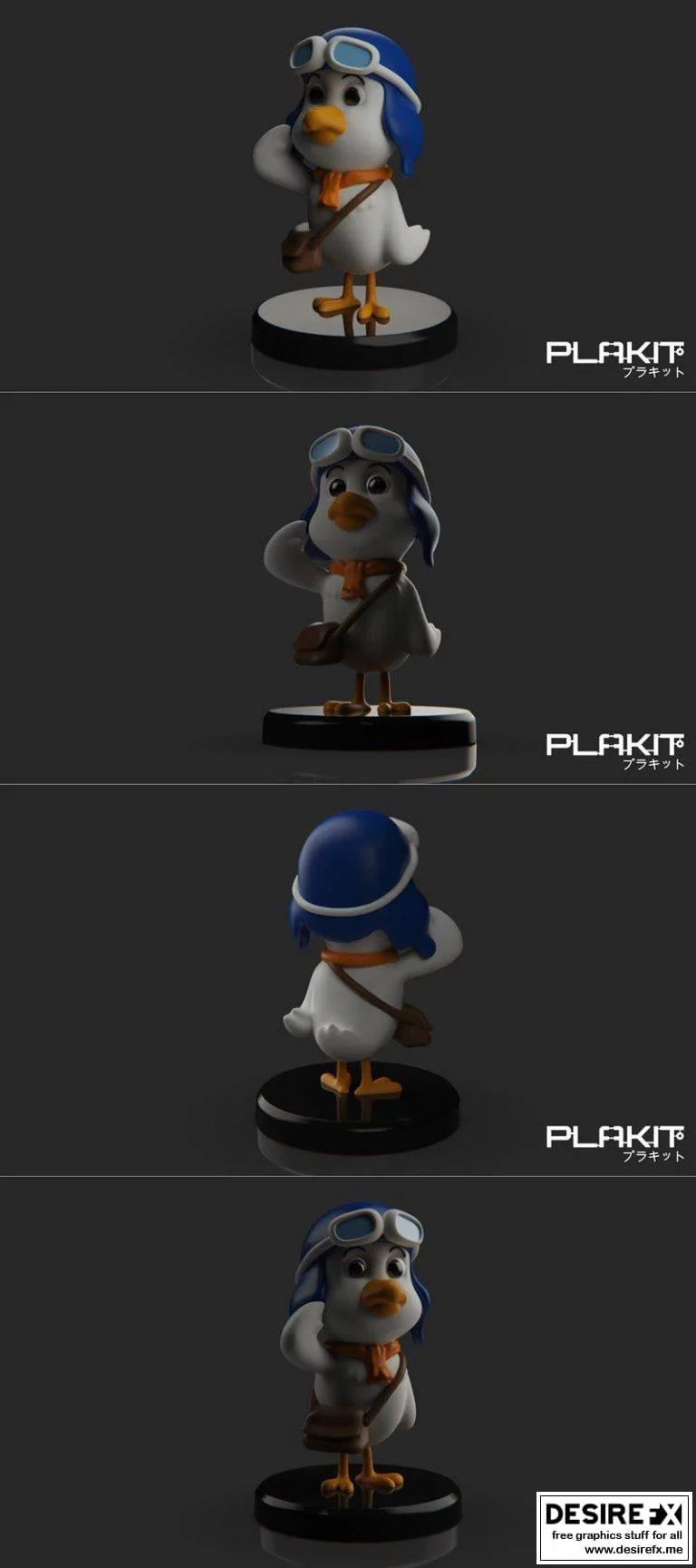 PlaKit 可怕的达斯卡与穆特利机器鸽 3D打印模型|PlaKit Dastardly And Muttley Machines PIGEON