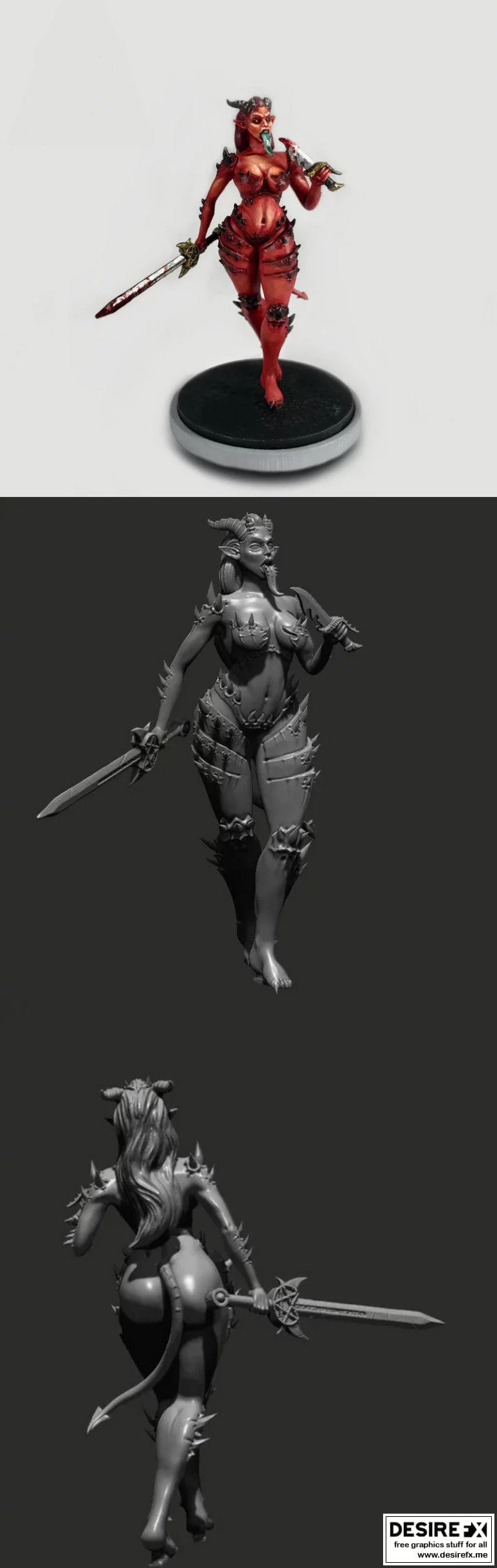 恶魔英雄3D打印模型|Demon Hero