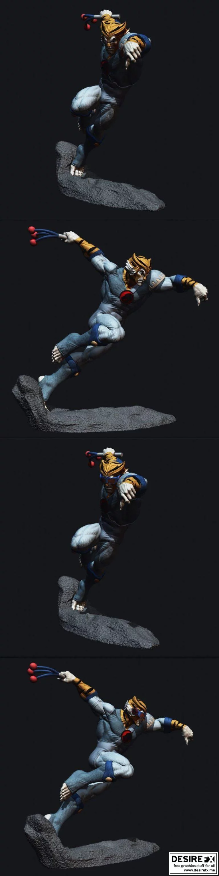 Tygra-进击的巨人-艾伦·耶格尔 3D打印模型|Tygra