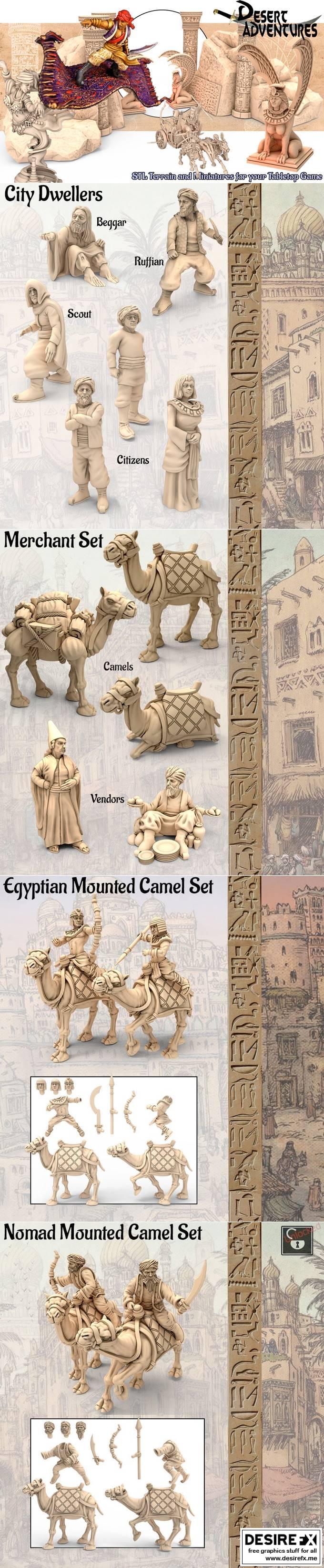 Iain Lovecraft – 沙漠冒险系列3D打印模型|Iain Lovecraft – Desert Adventures