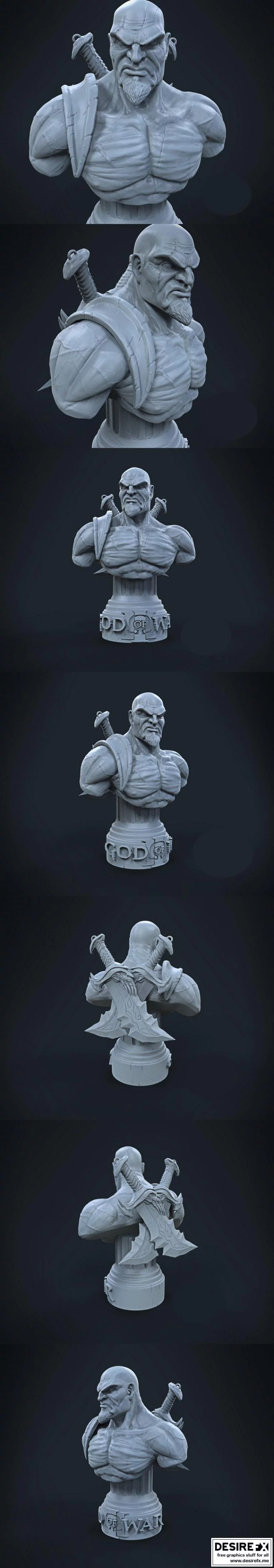 Kratos Bust
