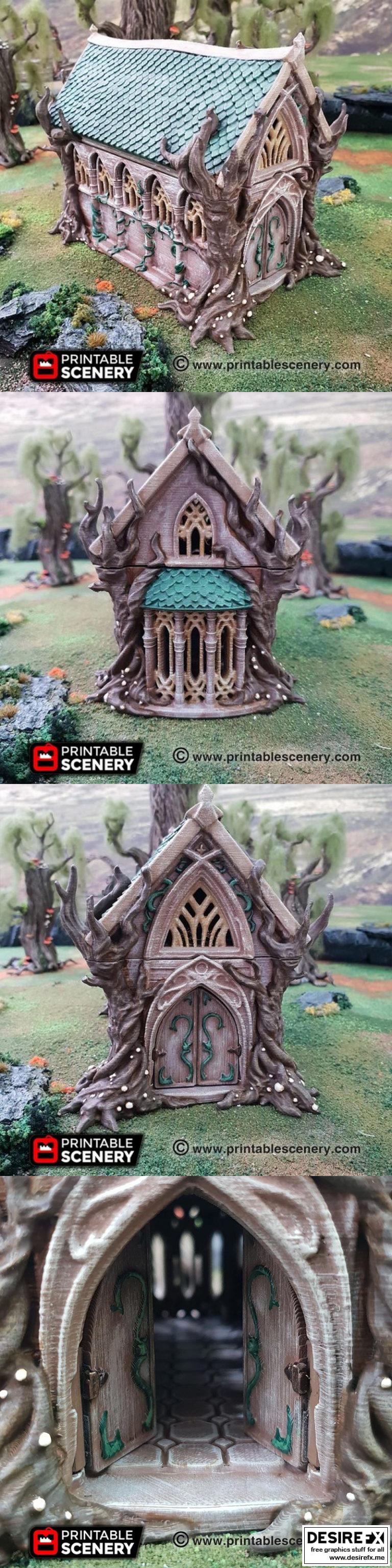 可打印场景模型——《活室》之生活空间设计|Printable Scenery – The Living Hall