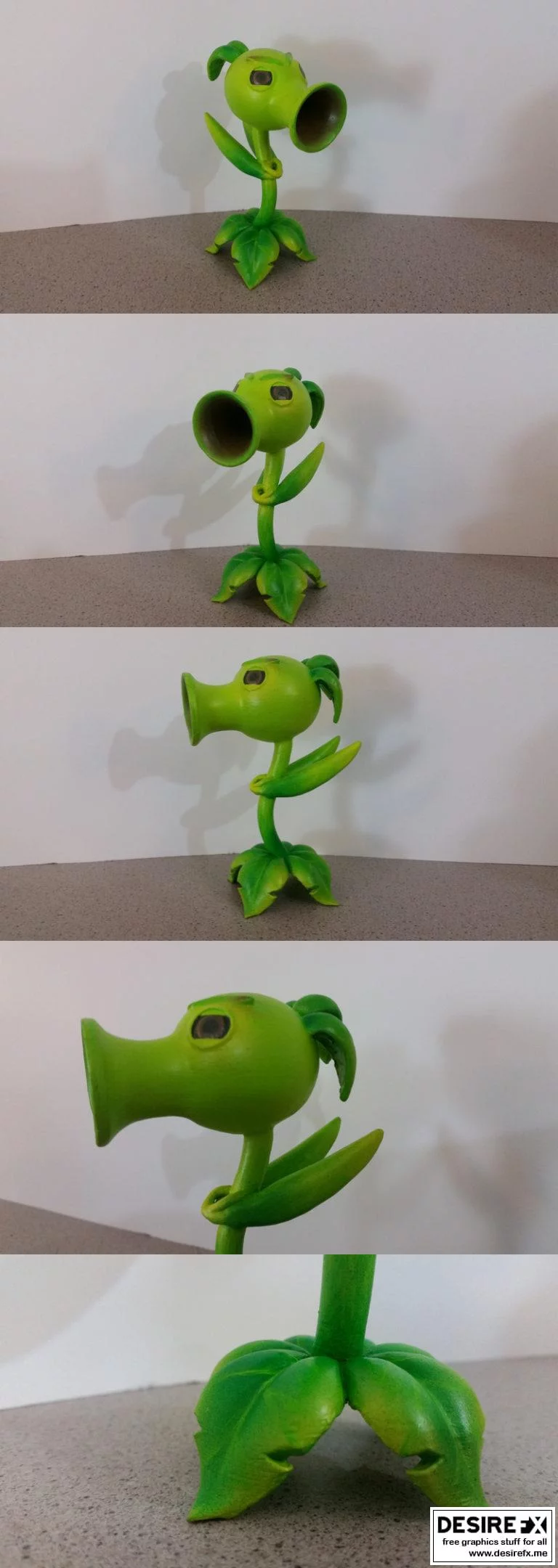 植物大战僵尸——豌豆射手3D模型|Plants vs Zombies – Peashooter