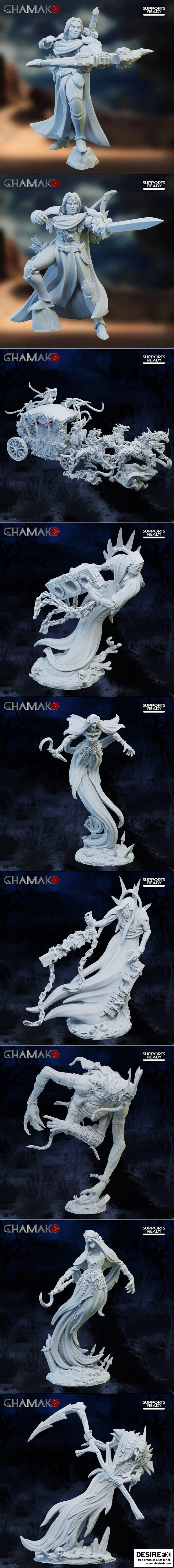 Ghamak幻想世界2022角色3D打印模型|Ghamak – Fantasy April 2022