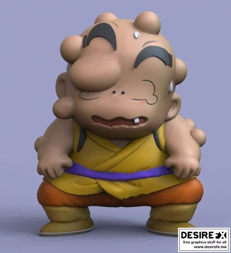 Kuririn 3D打印模型|Kuririn training version