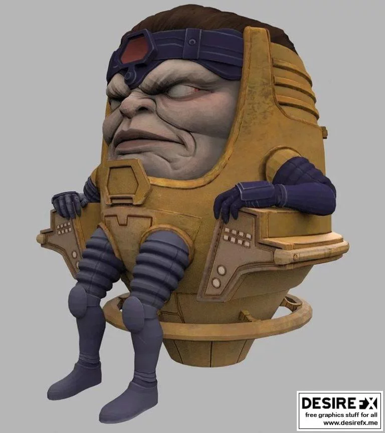 动漫《复仇者联盟》角色莫度克3D打印模型|Modok