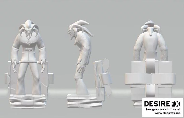 90年代动画经典角色Joker 3D打印模型|Joker 90s Cartoon