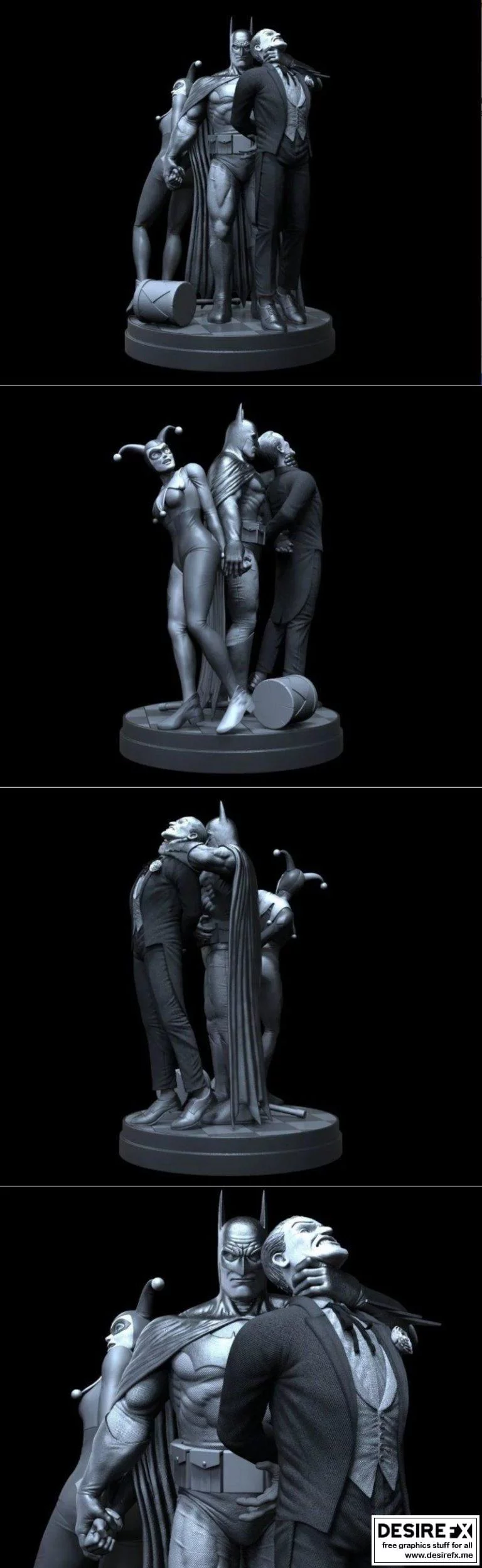 迪奥拉马3D打印模型：蝙蝠侠|Batman Diorama