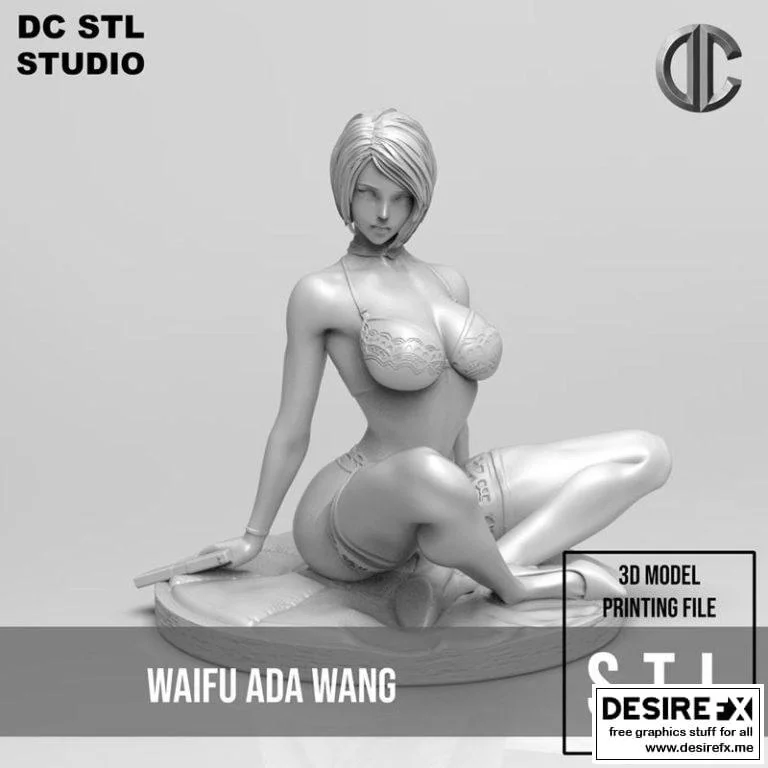3D打印模型：女神艾达· Wong|Waifu Ada Wong