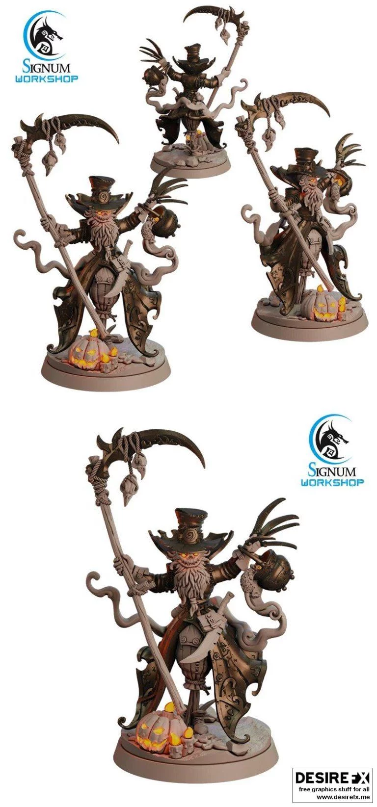 3D打印模型：《绿巨人》角色“斯里·巴格头”|Sir Baghead, the Obsessed Scarecrow