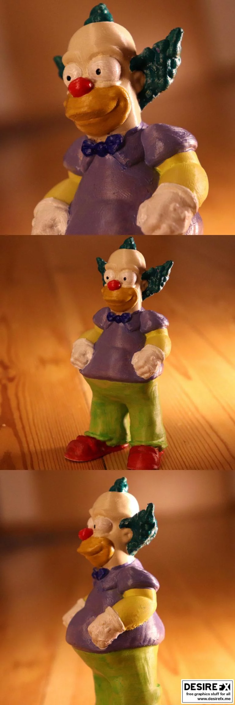 辛普森一家 - 克鲁斯蒂小丑 3D打印模型|The Simpsons – Krusty the Clown