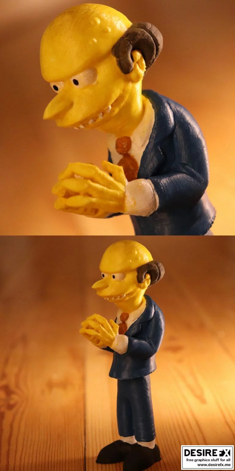 辛普森一家——伯恩斯首富3D打印模型|The Simpsons – Mr.Burns