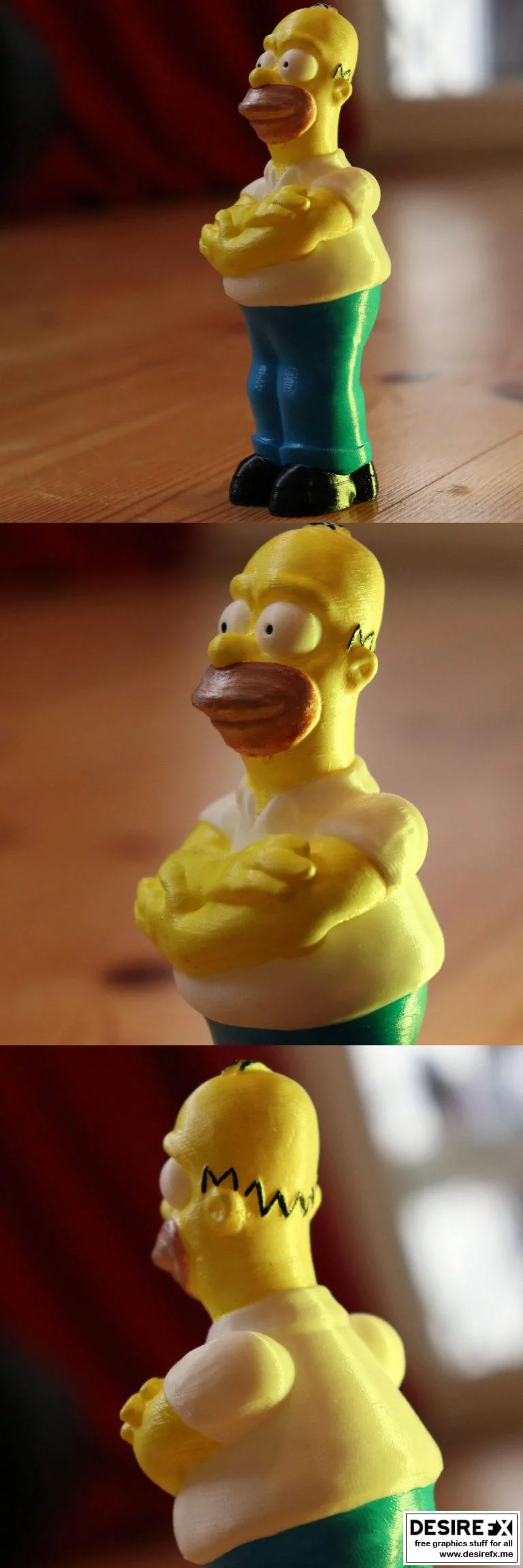 《辛普森一家 - 哈尔·辛普森 3D打印模型》|The Simpsons – Homer Simpson