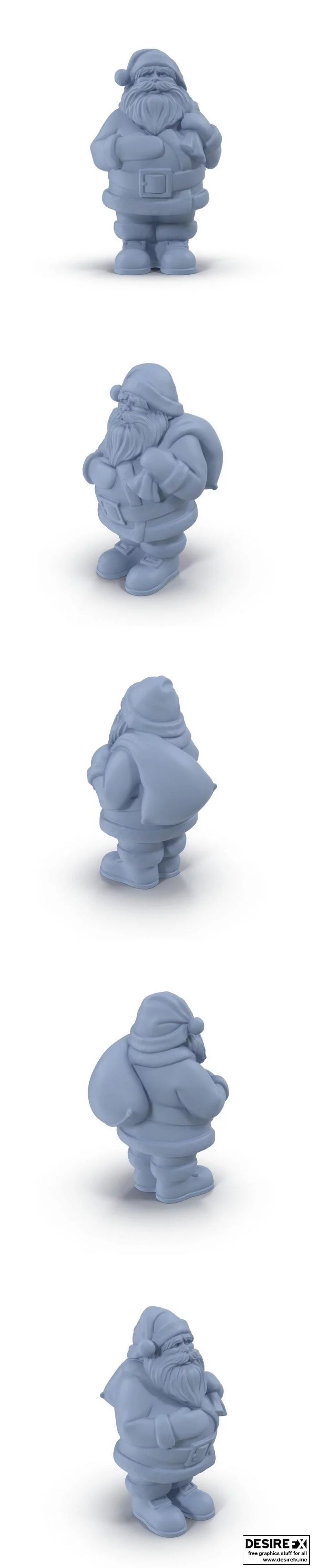 圣诞老人3D打印模型|Santa Claus