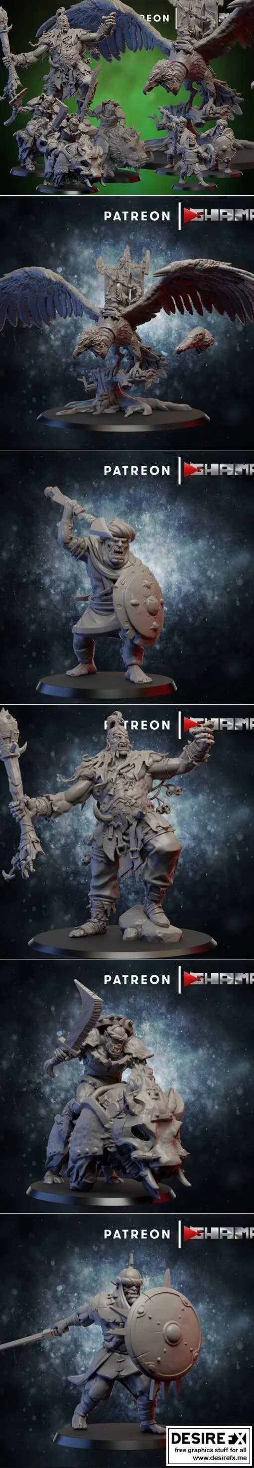 Ghamak幻想作品2021秋季角色3D打印模型|Ghamak – Fantasy September 2021