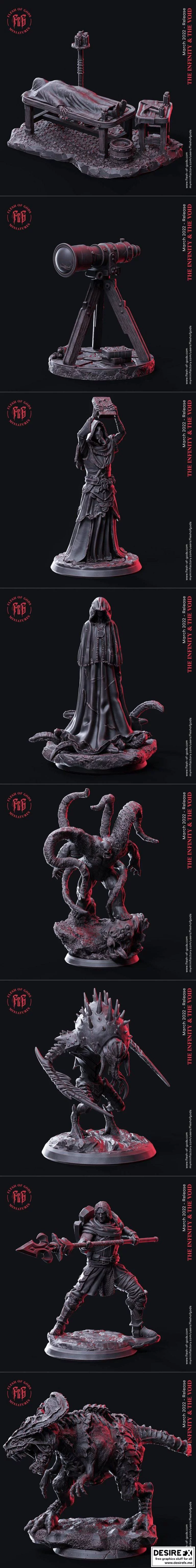 神之肉 – 无限与虚无 3D打印模型|Flesh of Gods – The Infinity and The Void March 2022