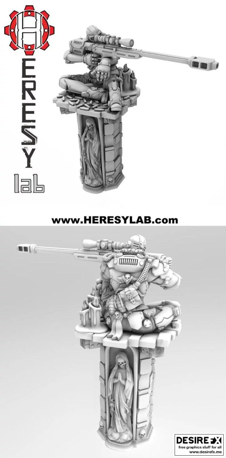 HL63 – 《暗影审计师》3D打印模型|HL63 – Assassin Auditor