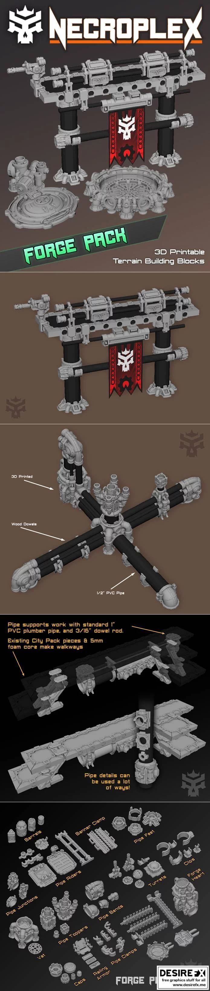 Necroplex forge pack 3D打印模型集|Necroplex Forge Pack