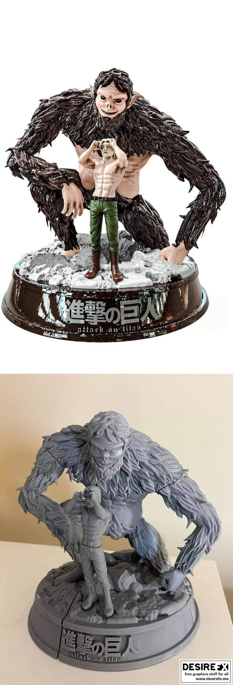 钛兽崛起 3D打印模型|Zeke and titan beast