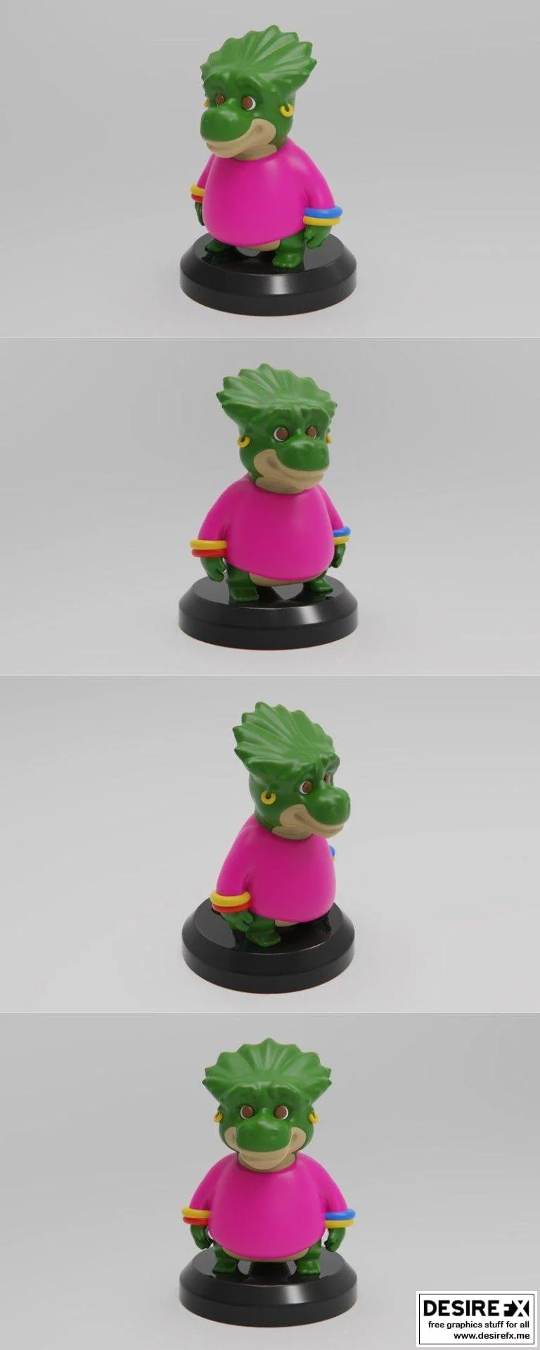 PlaKit恐龙 Charlene Sinclair 3D打印模型|PlaKit Dinosaurs Charlene Sinclair